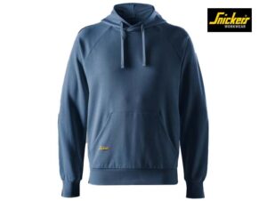 Snickers-2011-Terry Hoodie_4700-Stone Blue-Voorkant
