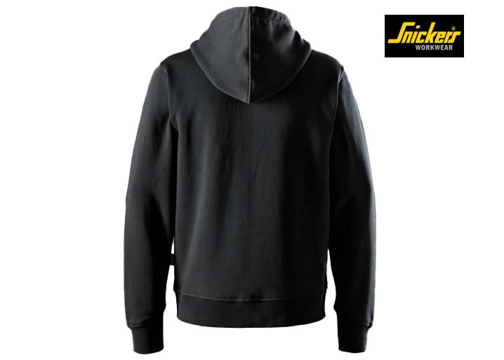 Snickers-2046-Zware Kwaliteit Hoodie met Rits_0404-Black:Black-Achterkant