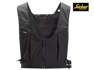 Snickers-5401-Q Heat Verwarmd Minivest_0400-Black-Voorkant