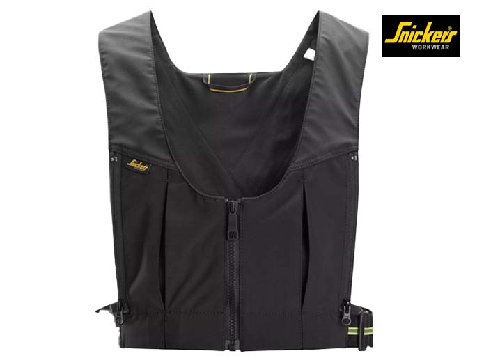 Snickers-5401-Q Heat Verwarmd Minivest_0400-Black-Voorkant