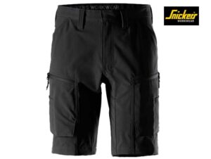 Snickers-6114-ServiceWork, Service Stretch Werkshorts_0400-Black-Voorkant
