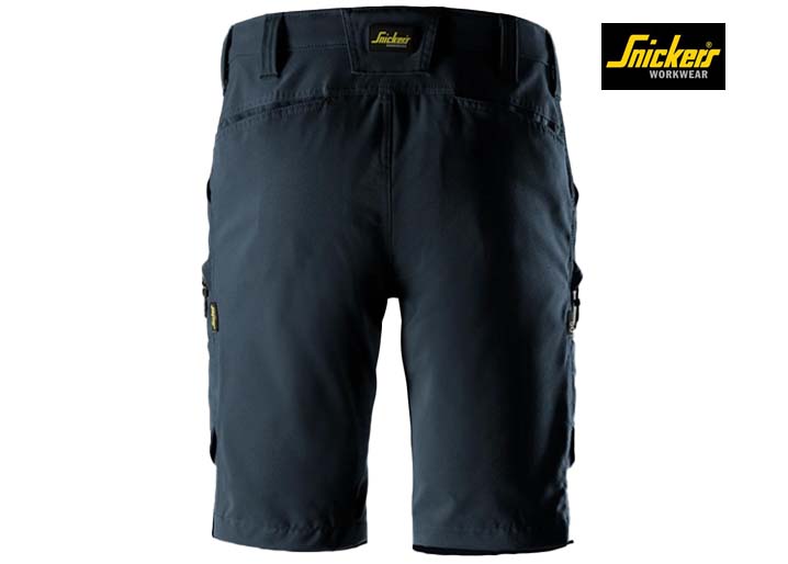 Snickers-6114-ServiceWork, Service Stretch Werkshorts_9500-Navy-Achterkant