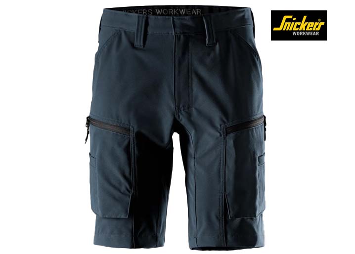Snickers-6114-ServiceWork, Service Stretch Werkshorts_9500-Navy-Voorkant