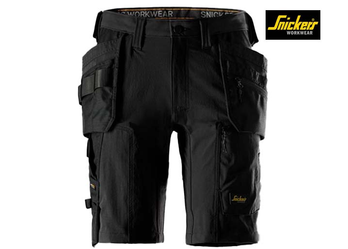 Snickers-6118-AllroundWork, Stretch Werkshorts met holsterzakken_0404-Voorkant