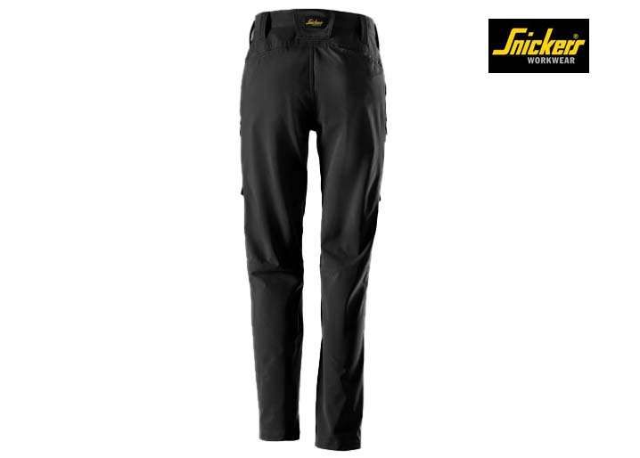 Snickers-6710-ServiceWork, Service Stretch Dameswerkbroek_0400-Black-Achterkant