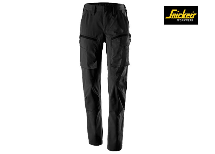 Snickers-6710-ServiceWork, Service Stretch Dameswerkbroek_0400-Black-Voorkant