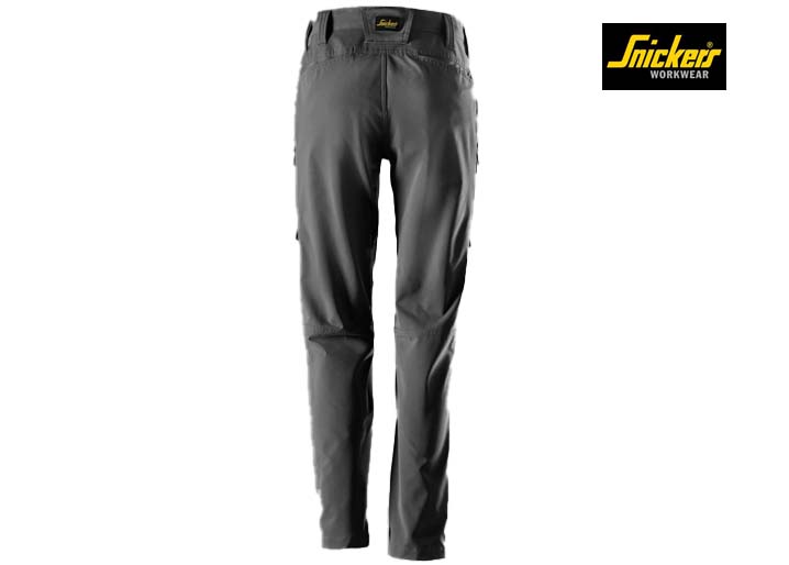 Snickers-6710-ServiceWork, Service Stretch Dameswerkbroek_5800-Steel Grey-Achterkant