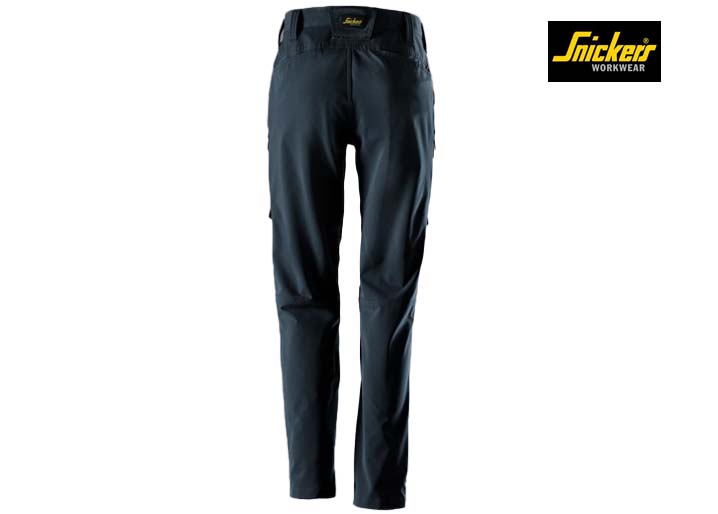 Snickers-6710-ServiceWork, Service Stretch Dameswerkbroek_9500-Navy-Achterkant