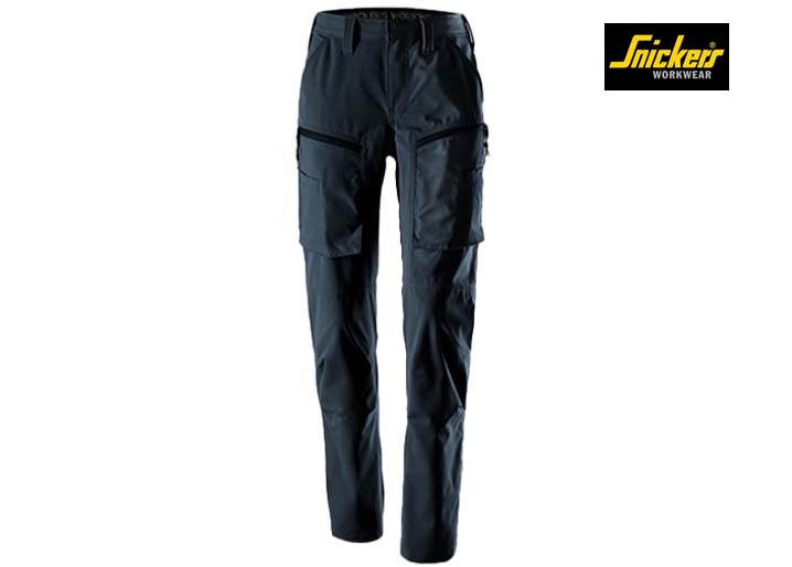 Snickers-6710-ServiceWork, Service Stretch Dameswerkbroek_9500-Navy-Voorkant