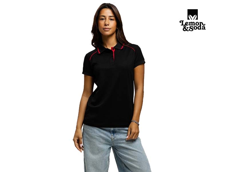 Lemon & Soda Everywear Accent Polo for her - LEM4608 - Afbeelding 7