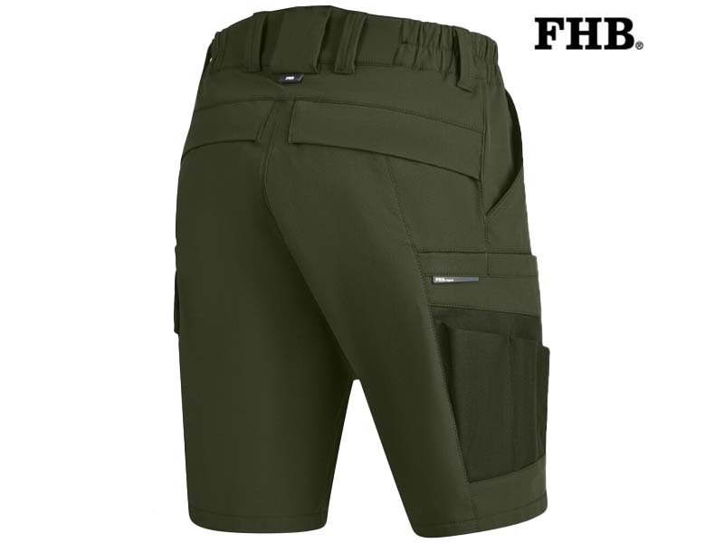 FHB-126200-Conny-Korte Werkbroek_15-Olijf-Achterkant