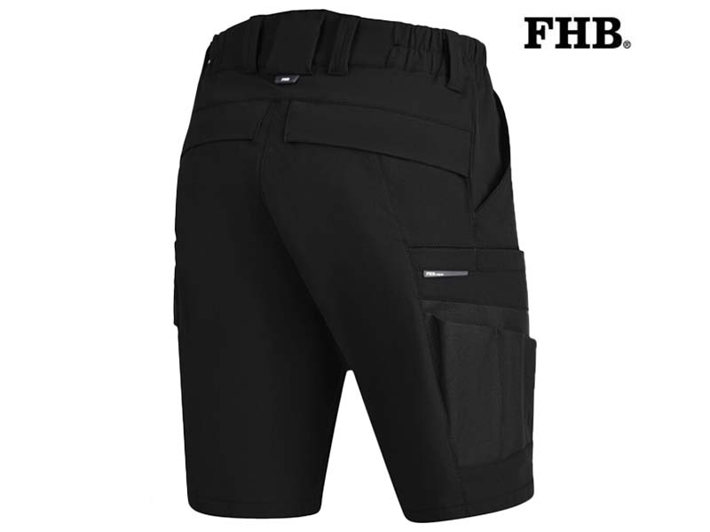FHB-126200-Conny-Korte Werkbroek_20-Zwart-Achterkant