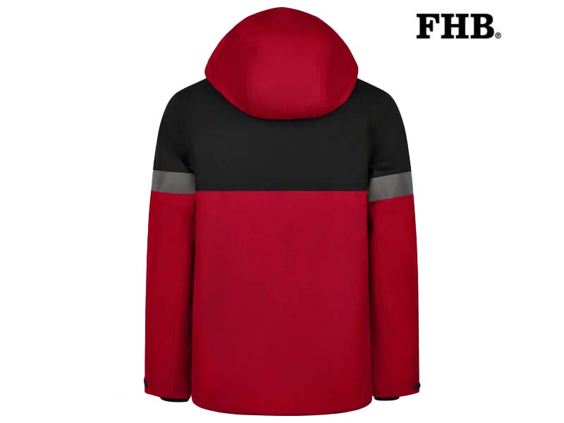FHB-80236-Adrian-Winterjas_3320-Rood-Zwart-Achterkant